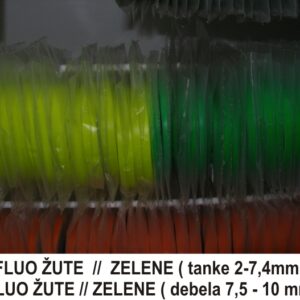 Trakice fluo žuta, fluo zelena