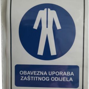 52-Oznake - Obavezna upotreba zaštitnog odijela
