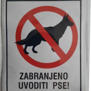 47-Oznake - Zabranjeno uvoditi pse