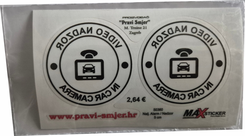 Video nadzor za vozila promjera 5 cm - Slika 2